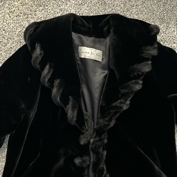 Comme Du Vrai Faux Fur Coat Size: 8 - Picture 3 of 13